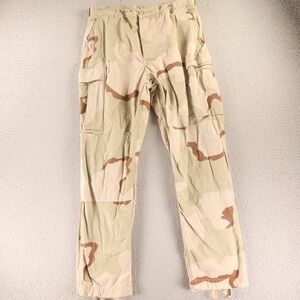 VTG Unicor Pants Mens 34x32 3 Color Military Surplus Desert Camo DCU Cotton